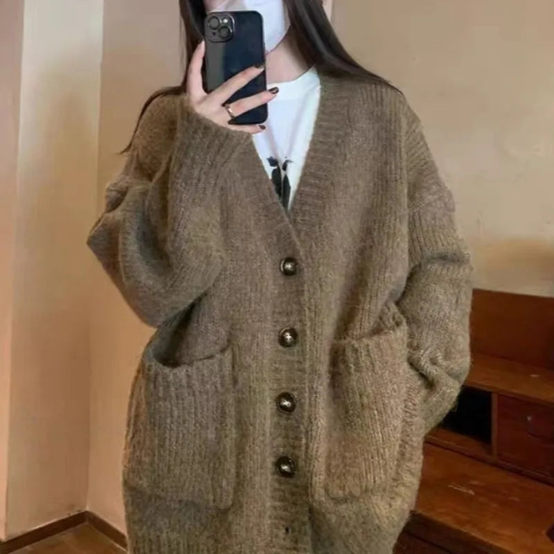 Effortless Knit Long Sleeve Cardigan