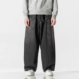 Lässige Jeans mit elastischem Bund und lockerer Passform