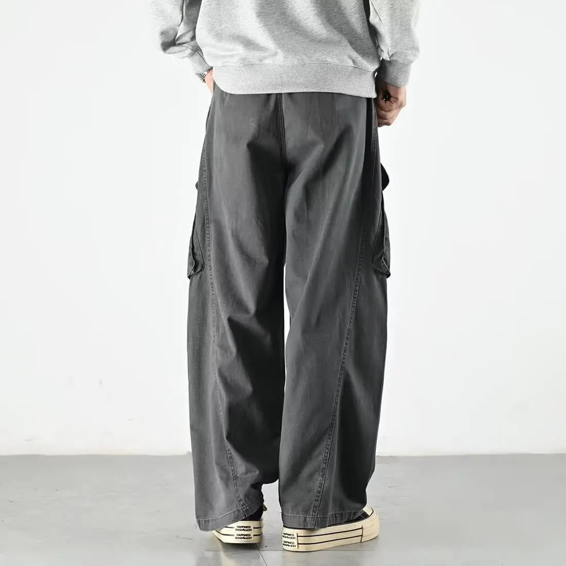 Streetwear American High Street Loose Fit Pants