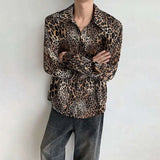 Elegantes Langarmhemd mit Leopardenmuster