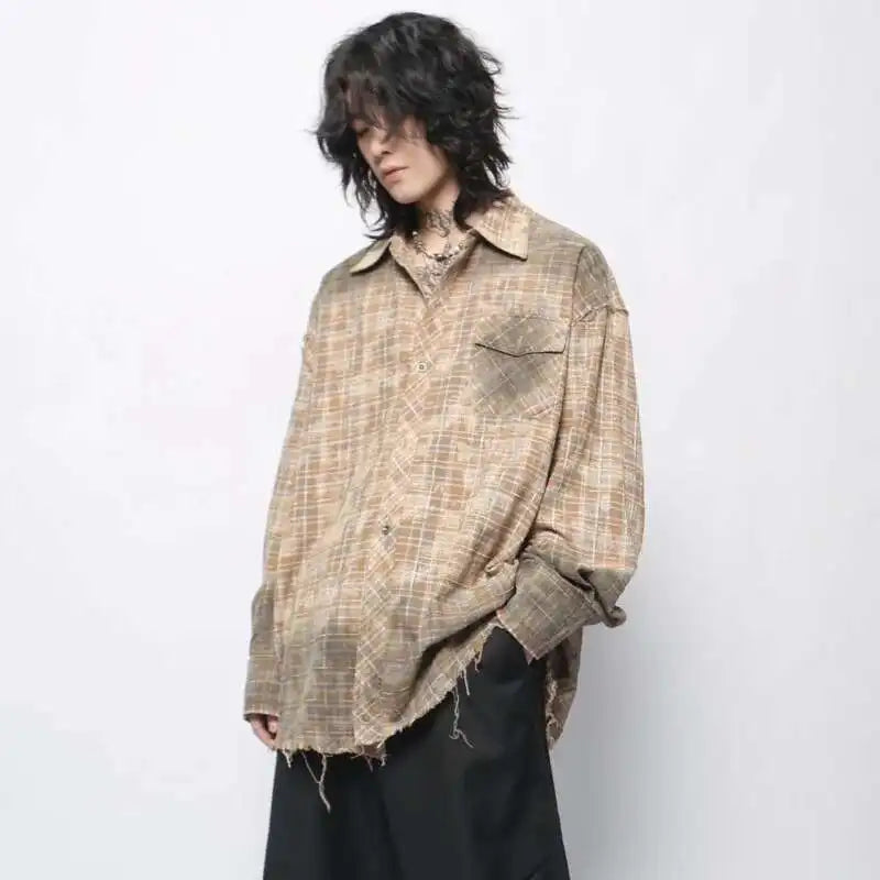 American Style Gradient Washed High Street Shirt