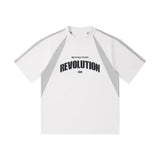 Lässiges Cityboy-T-Shirt mit Mesh-Einsätzen und Print