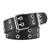 Y2k Cyber Star Rivet Goth Belt