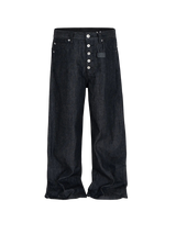 High Street Dark Blue Straight-Leg Jeans