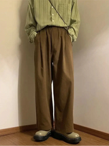 Old Money Style Basic Daily Pants