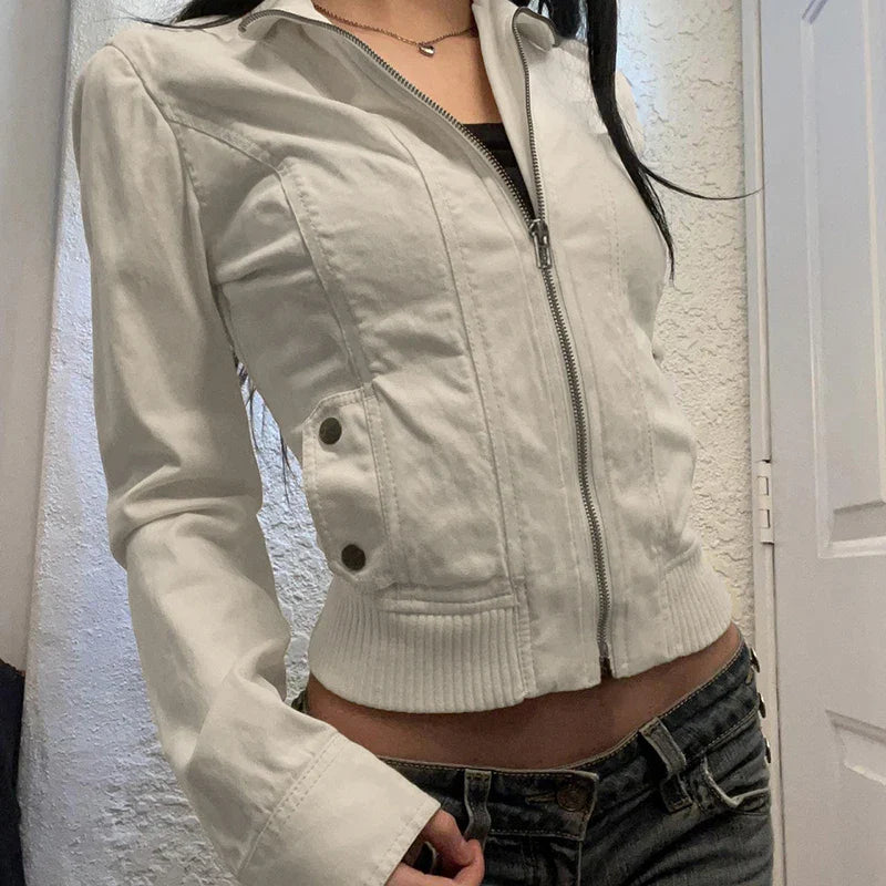 Urban Edge Cropped Jacket