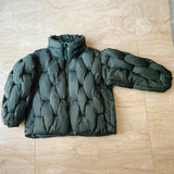 Men Winter Padded High Collar Puffer Jacket