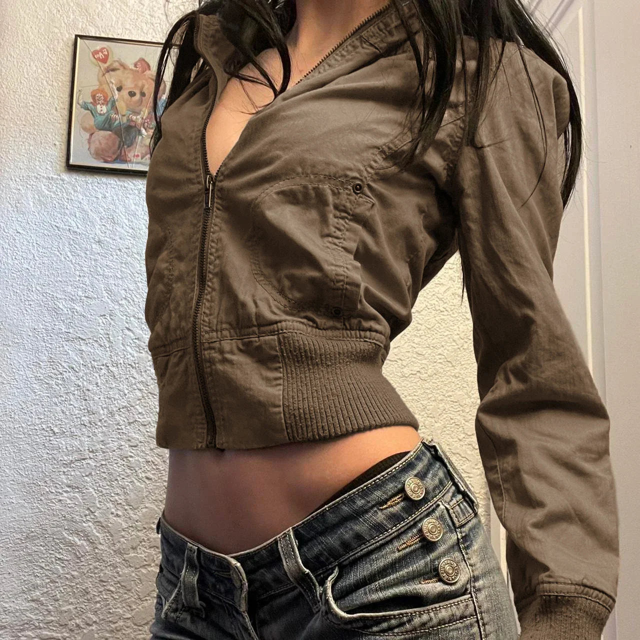Urban Edge Cropped Jacket