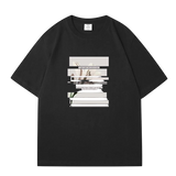 Floral Print Cotton T-Shirt