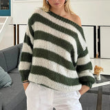 Lockerer Vintage-Y2K-Pullover