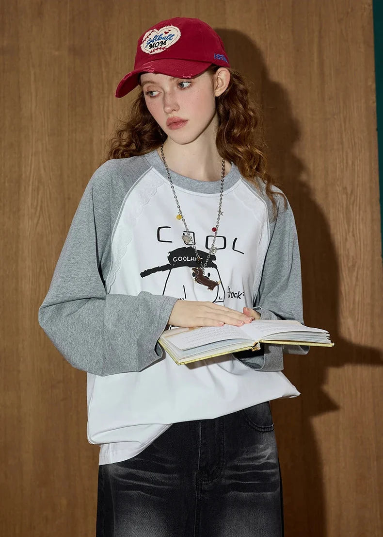 Sweet Y2K Graphic Long Sleeve T-Shirt
