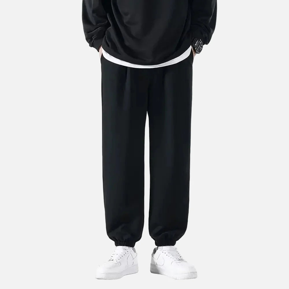 Effortless Loose Fit Sports Sweatpants