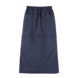 American Workwear High-Waist Slit Midi Skirt