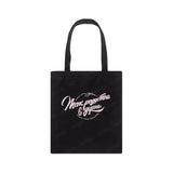 Vintage Goth Grunge Canvas Shopper Tote Bag
