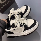 Soft Girl Chunky Patterned Sneakers