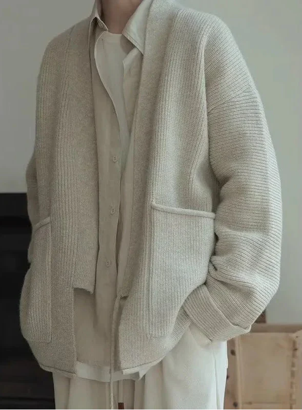 Gilet décontracté à bretelles en maille style chinois