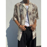 Premium Y2K Oversize Kurzarmhemd mit Karomuster