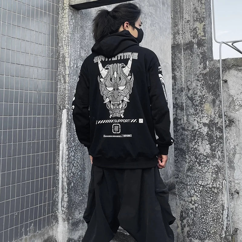 Dragon Printed High Street Tactical Hoodie