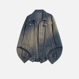 Y2K Korean Style Autumn Washed Denim Jacket