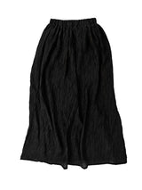 Ensemble élégant deux pièces plissé noir pour femme 