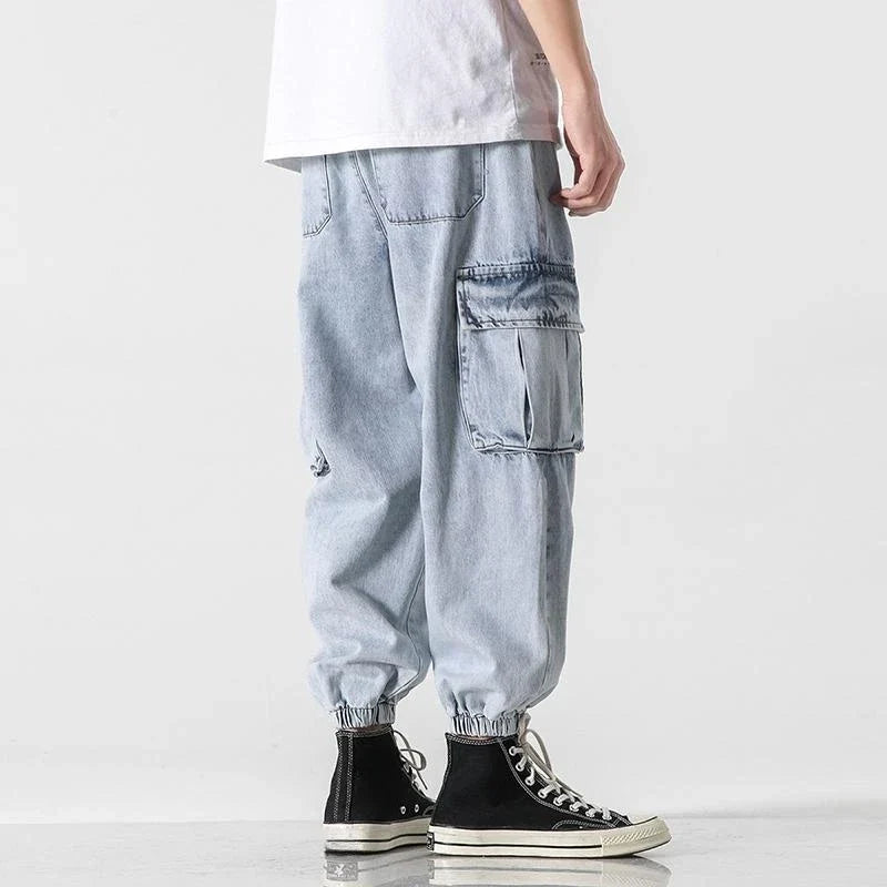 Durable High Street Cargo Denim Jeans