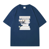 Floral Print Cotton T-Shirt