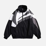 Y2K Flattering Stand Collar Sports Windbreaker Jacket