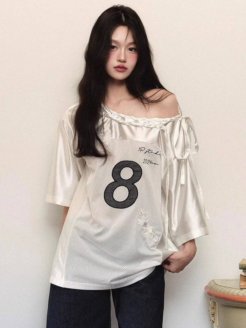 코케트 오프숄더 티셔츠