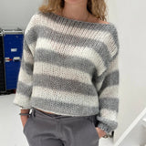 Lockerer Vintage-Y2K-Pullover