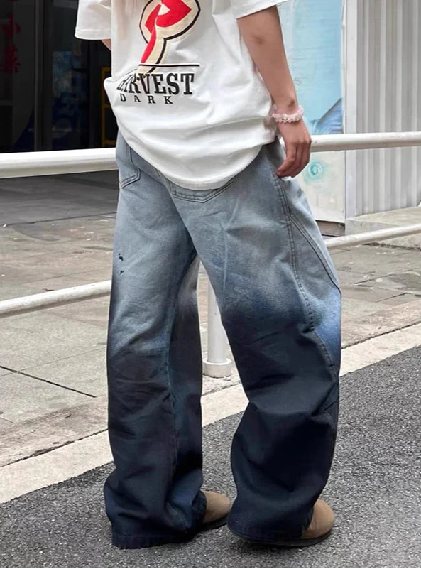 Sommerliche, strapazierfähige Streetwear-Jeans im lässigen Boyfriend-Stil