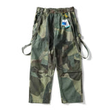Cargohose im japanischen Camouflage-Stil mit weitem Bein