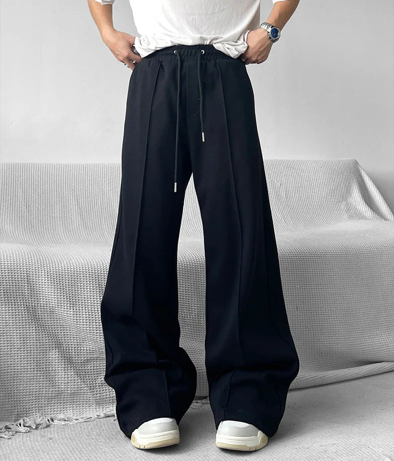 Y2K Versatile Classic Solid Wide Leg Jogger