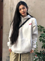 Minimalist Korean Style Printing Hoodie