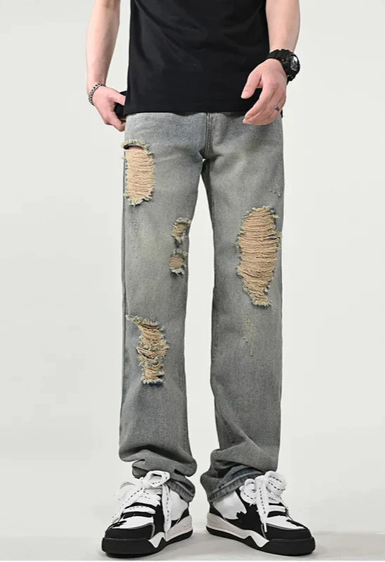 Vintage American Style High Street Vibe Jeans