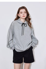 Drawstring Hooded Women’s Sweatshirt