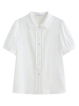Elegante Bluse mit Lagenkragen, bürotauglich