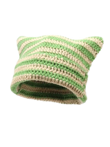 Cute Cat Ears Striped Beanie