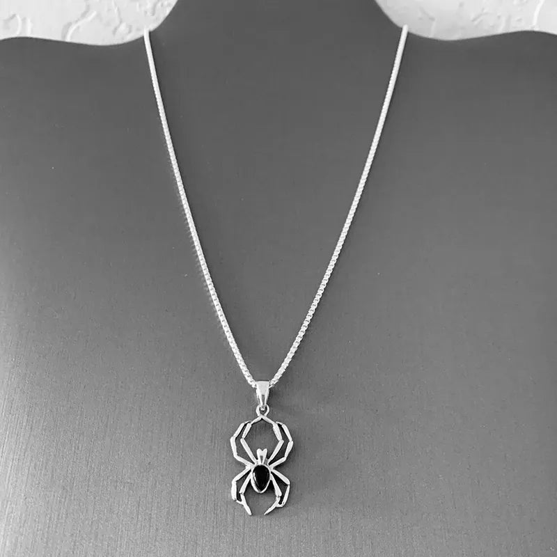 Collier araignée Y2K