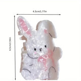 Pince à cheveux nœud papillon petit lapin