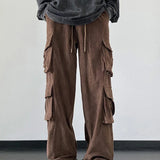 Versatile American Stylish Multi Pocket Pants