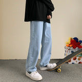 pantalon ample en jean