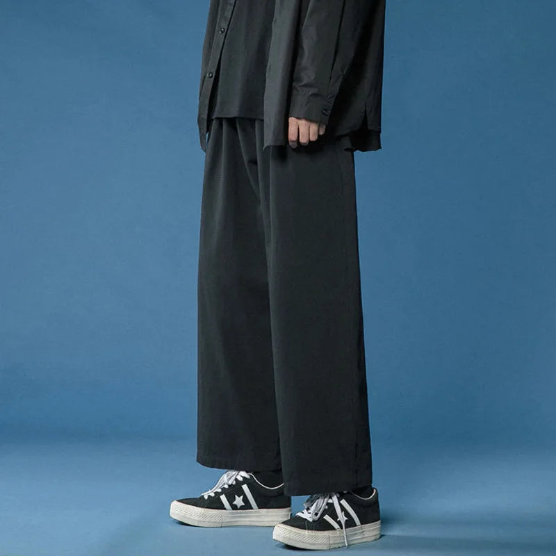 Übergroße, weite Vintage-Baumwollhose