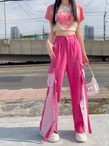 바비 패치워크 카고 팬츠