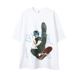 Stylish Chinese Gongfu Printed Summer T-Shirt