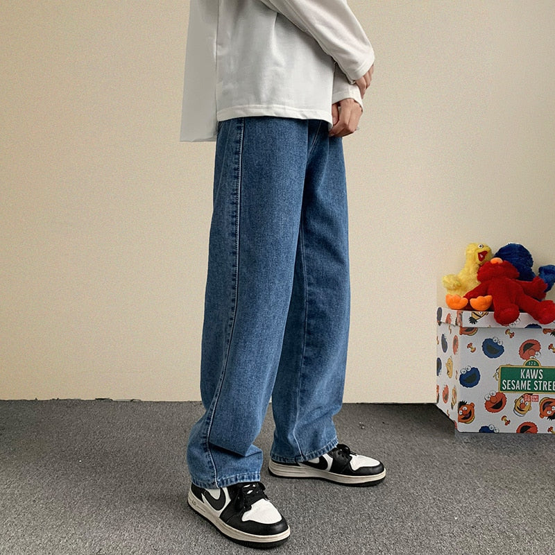 데님 루즈 팬츠