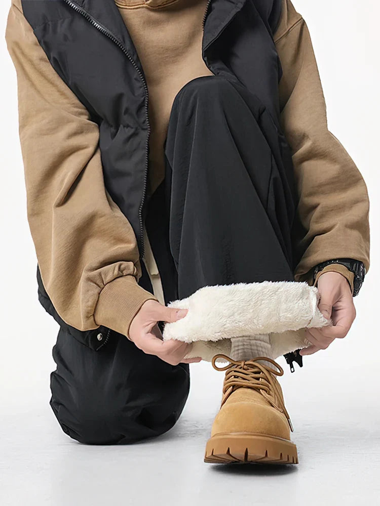 Winter Warm Thicken Waterproof Fleece Pants