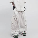 Cargohose mit Used-Look und elastischem Bund