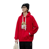 Korean Street-Sport Graphic Hoodie