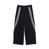 Pikante schwarze Jazz-Freizeithose aus Spitze