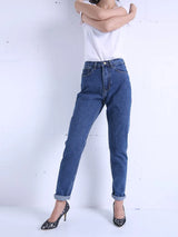 Vintage High-Waist Denim Pants